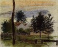 paisaje en louveciennes Camille Pissarro